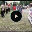 Forum Masyarakat dan Mahasiswa Oki (FMMOB) saat Aksi Damai di KPK pada beberapa waktu lalu.