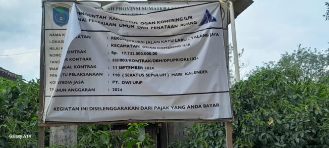 
					Ormas SPM Sumsel Soroti Proyek Rekonstruksi Jalan Talang Jaya-Kayu Labu Senilai Rp 17,89 M