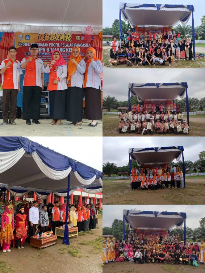 
					Gebyar P5 (Proyek Penguatan Profil Pelajar Pancasila) berlangsung semarak pada Sabtu, 22 Februari 2025 di SMPN 6 Talang Kelapa Banyuasin.