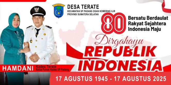
					Dirgahayu HUT RI Ke 80 Tahun 2025, “Bersatu Berdaulat Rakyat Sejahtera Indonesia Maju”