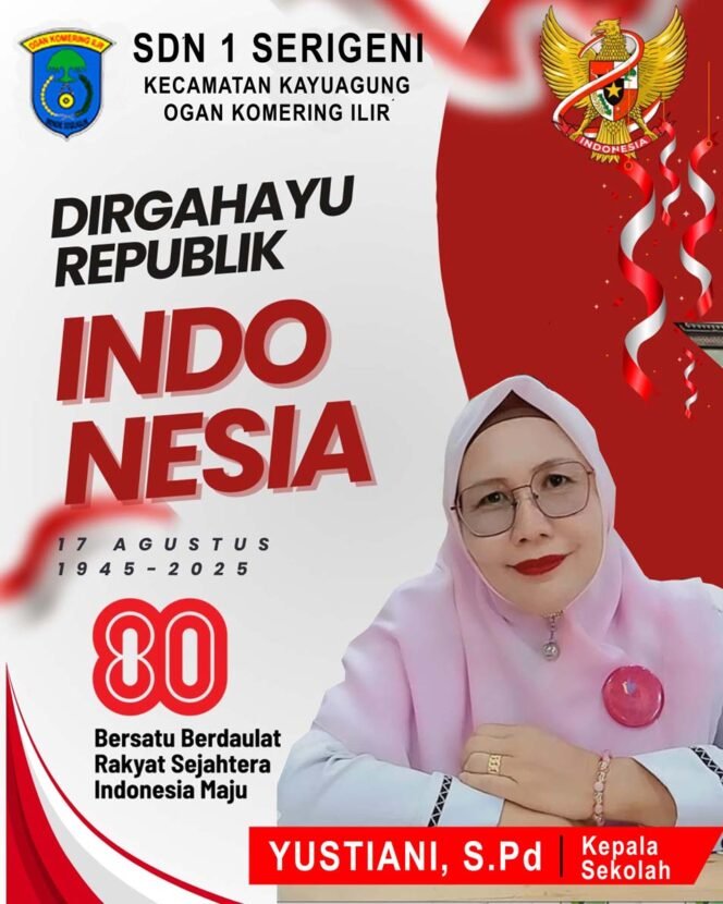 
					Dirgahayu HUT RI Ke 80 Tahun 2025, “Bersatu Berdaulat Rakyat Sejahtera Indonesia Maju”