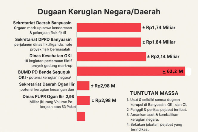 
					LSM KRAK Gelar Aksi 12 September, Desak Kejati Sumsel Usut Dugaan Korupsi Rp 70 Miliar