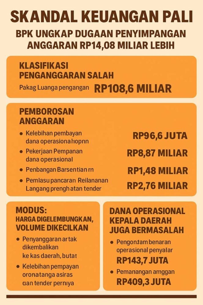 
					Skandal Keuangan PALI: BPK Ungkap Dugaan Penyimpangan Anggaran Rp14,08 Miliar