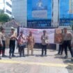 AKSI LSM KRAK bersama Elemen Masyarakat Sumatera Selatan di Kantor Kementerian Agraria dan Tata Ruang/Badan Pertanahan Nasional Republik Indonesia hari ini,sekitar pukul 11.00 WIB
