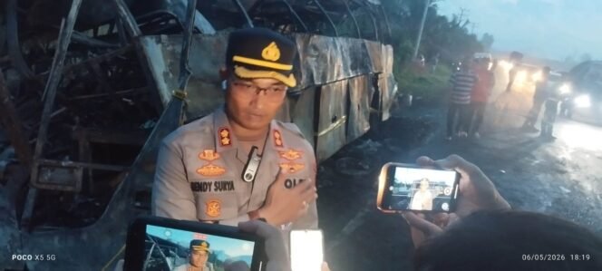 
					Kapolres Musi Rawas Utara Update Penanganan Laka Muratara: Tim DVI Identifikasi Korban Terbakar Bus ALS dan Truk Tangki